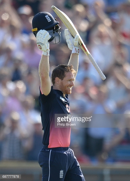 Eoin Morgan hundred 24:05